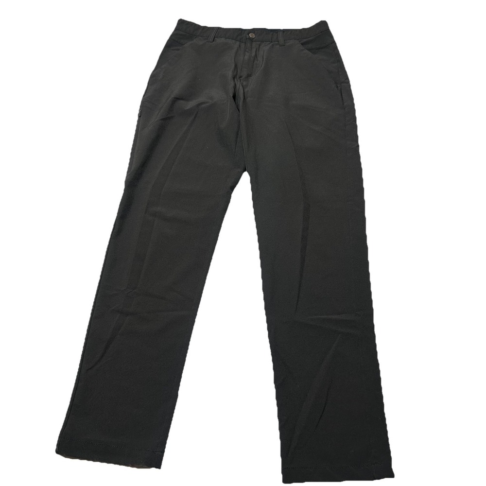 BYLT Premium Basics Mens Kinetic Pants Black Stretch Size 32 Performance Golf‎